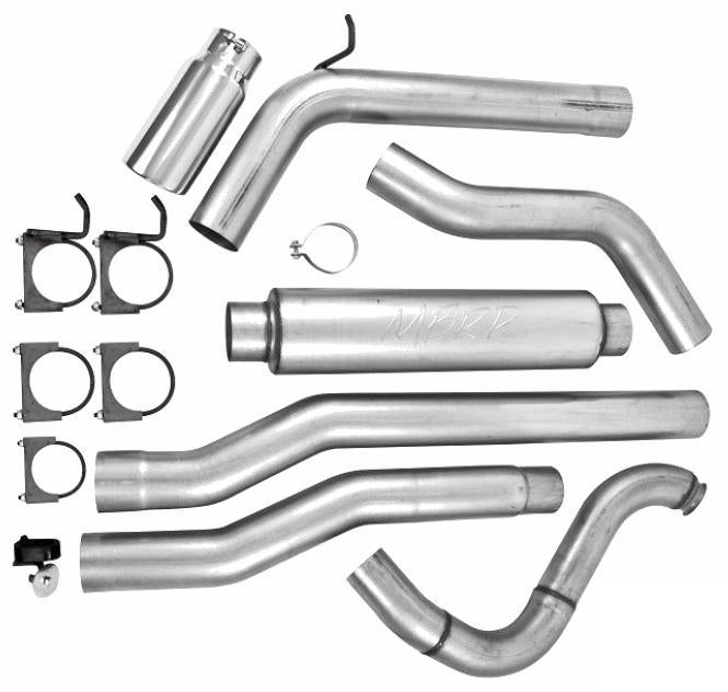 MBRP S6150AL 88-93 Dodge 2500/3500 Cummins 4WD ONLY Turbo Back Single Side Exit Alum Exhaust System
