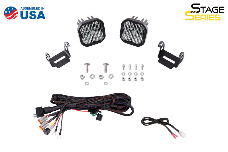 Diode Dynamics DD7184 2021 Ford Bronco Sport SS3 LED Ditch Light Kit - White Combo