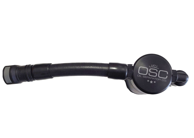 J&L 3051D-B 05-10 Ford Mustang GT Driver Side Oil Separator 3.0 V2 - Black Anodized