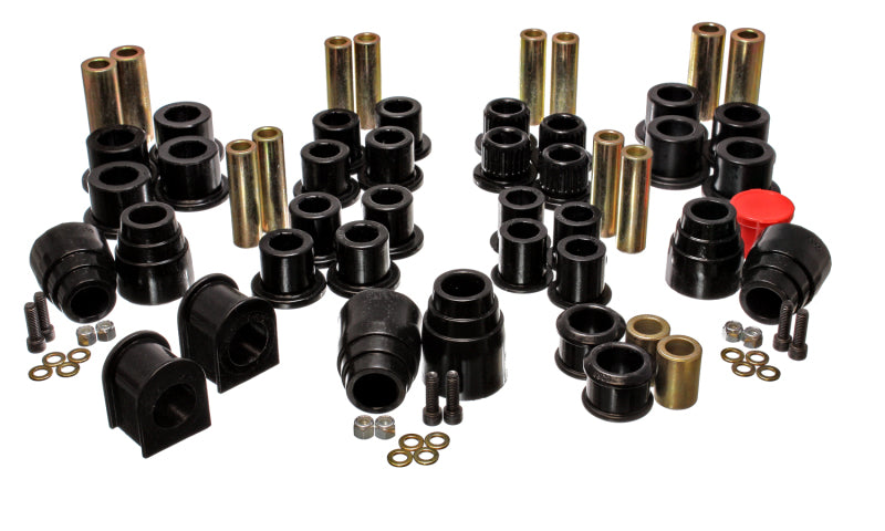 Energy Suspension 4.18120G 00-04 Ford Excursion 4WD Black Hyper-flex Master Bushing Set