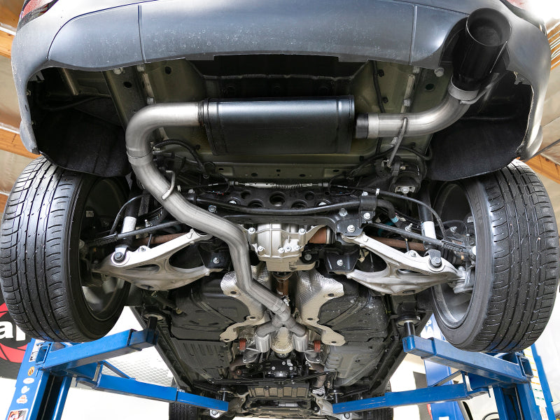 aFe 49-38078-B Large Bore HD 3in 304 SS Cat-Back Exhaust w/ Black Tips 14-19 Jeep Grand Cherokee (WK2) V6-3.6L