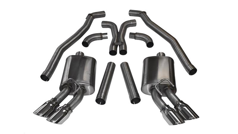 CORSA Performance 14971 Corsa 2012-2015 Chevrolet Camaro Coupe ZL1 6.2L V8 Polished Sport Cat-Back + XO Exhaust