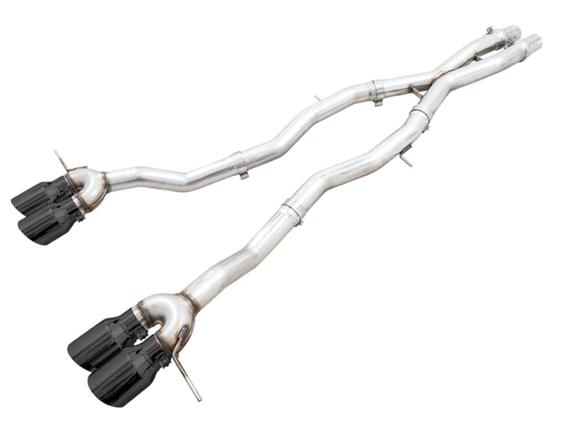 AWE Tuning 3020-42482 AWE Track Edition Catback Exhaust for BMW G8X M3/M4 - Diamond Black Tips