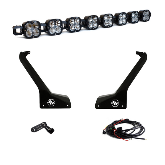 Baja Designs 447664 Jeep JL/JT Roof Bar LED Light Kit 8 XL Linkable