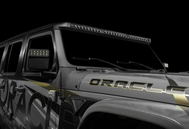 ORACLE Lighting 5917-023 Oracle Jeep Wrangler JL/Gladiator JT Integrated Windshield LED Light Bar System