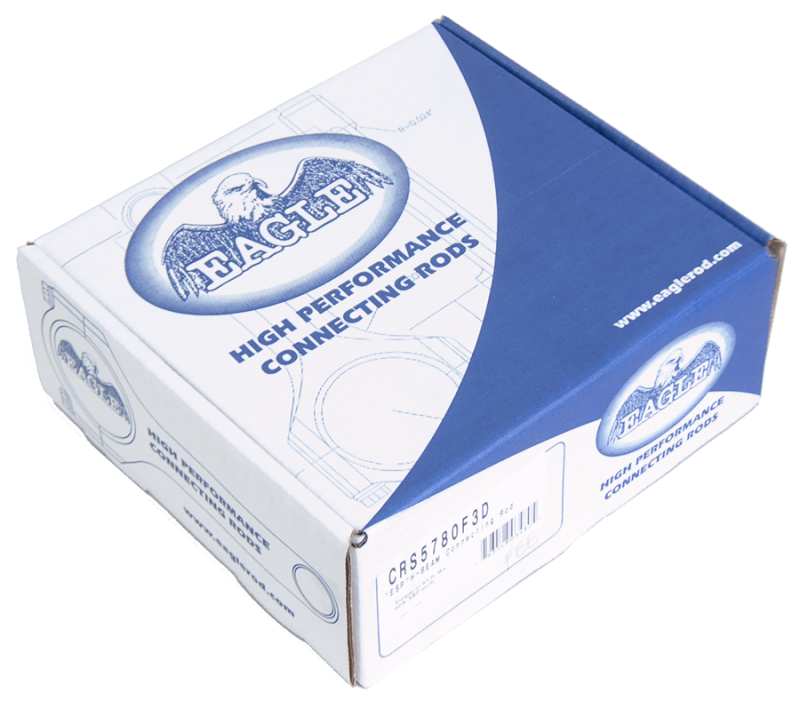 Eagle EAGCRS5780F3D Ford 351C 4340 Forged H-Beam Rods 5.780