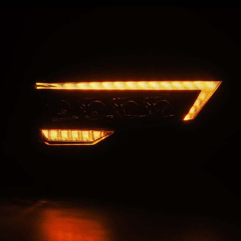 AlphaRex 880808 14-22 Toyota 4Runner (2021 Req. Conv) NOVA LED Proj HL Blk w/Actv Light & Seq. Sig + SB DRL