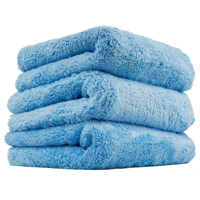 Chemical Guys MIC35003 Ultra Edgeless Microfiber Towel - 16in x 16in - Blue - 3 Pack