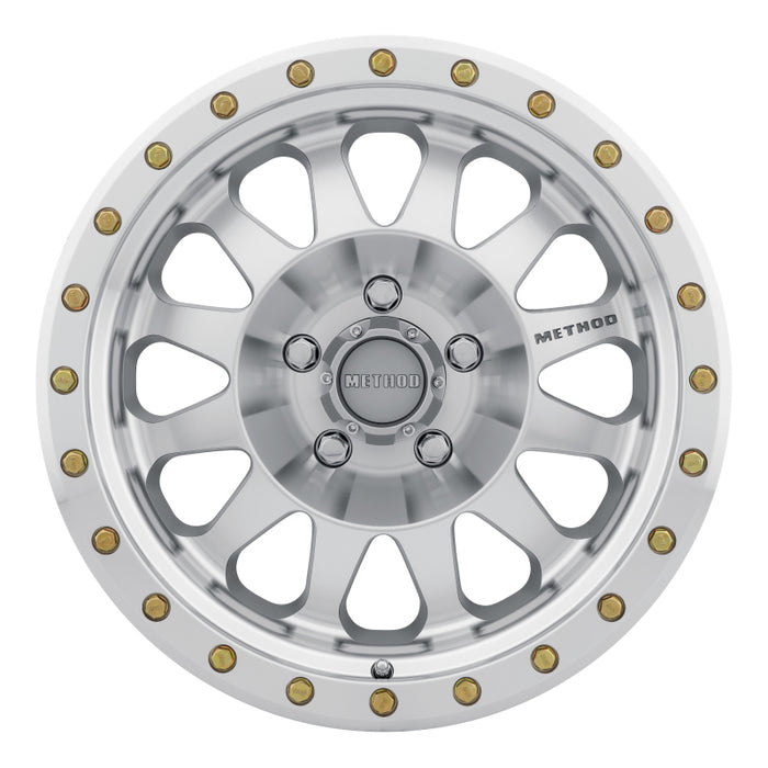 Method Wheels MR30478555300 Method MR304 Double Standard 17x8.5 0mm Offset 5x5.5 108mm CB Machined/Clear Coat Wheel