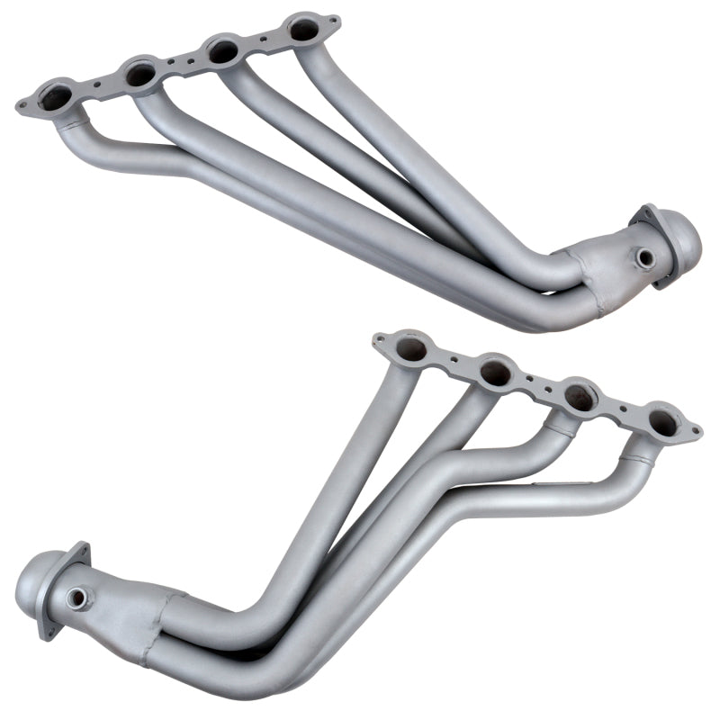 BBK 4021 10-15 Camaro LS3 L99 Long Tube Exhaust Headers With Converters - 1-3/4 Chrome