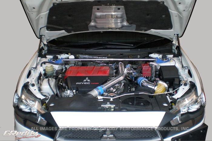GReddy 18530101 08-11 Mitsubishi Evo X CZ4A Engine Hood Lifter Kit (Designed for OEM weight hoods.)