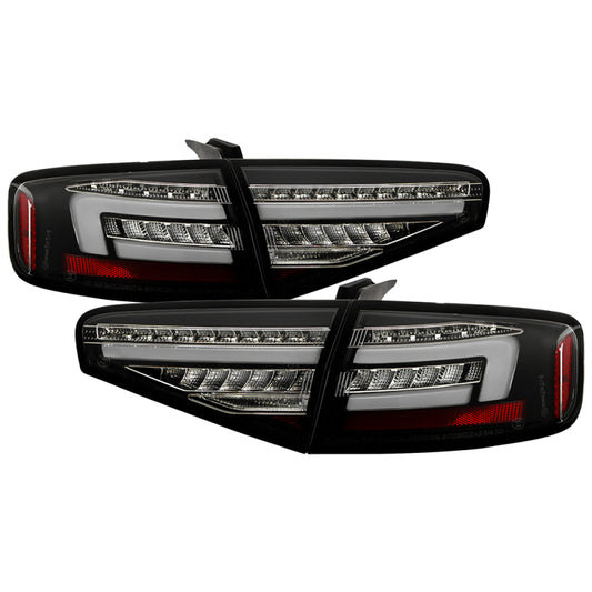 SPYDER 5087171 Spyder 13-16 Audi A4 4DR LED Tail Lights LED Clear Reverse Lights - Black ALT-YD-AA413-SEQ-BK