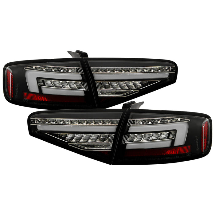 SPYDER 5087171 Spyder 13-16 Audi A4 4DR LED Tail Lights LED Clear Reverse Lights - Black ALT-YD-AA413-SEQ-BK