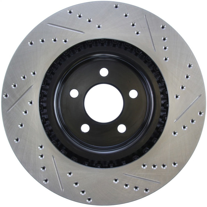 Stoptech 127.61089R StopTech Slotted & Drilled Sport Brake Rotor