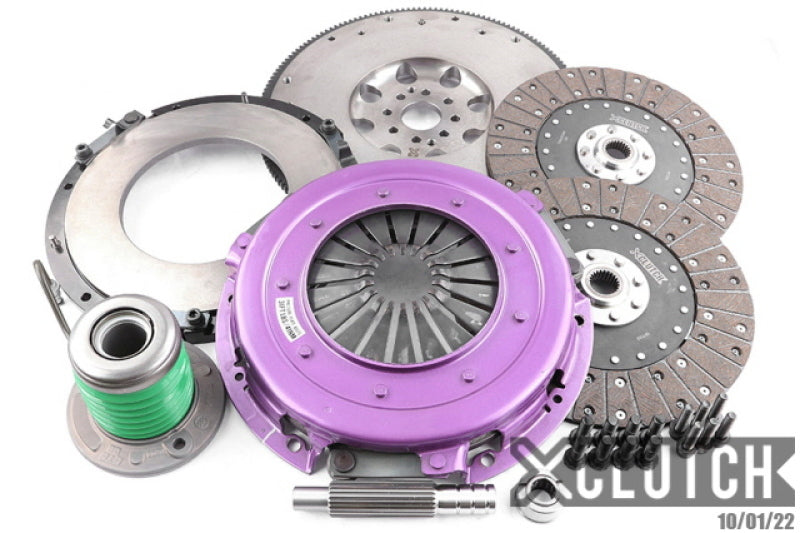 XCLUTCH XKFD27655-2G XClutch 11-14 Ford Mustang GT 5.0L 10.5in Twin Solid Organic Clutch Kit