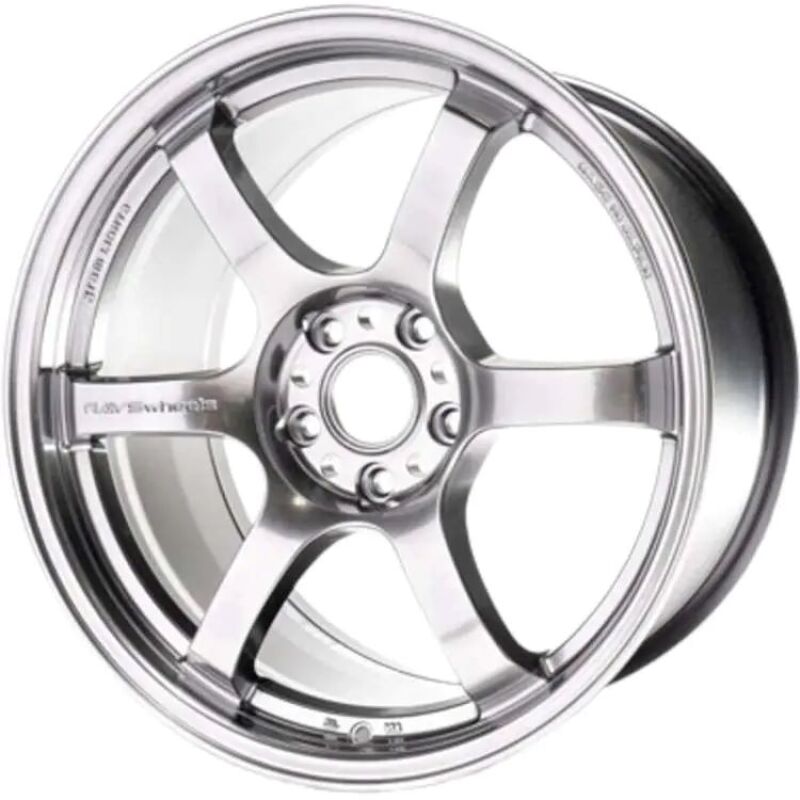 Gram Lights WGIX38EQNK 57DR 18x9.5 +38 5-114.3 Grace Silver Wheel