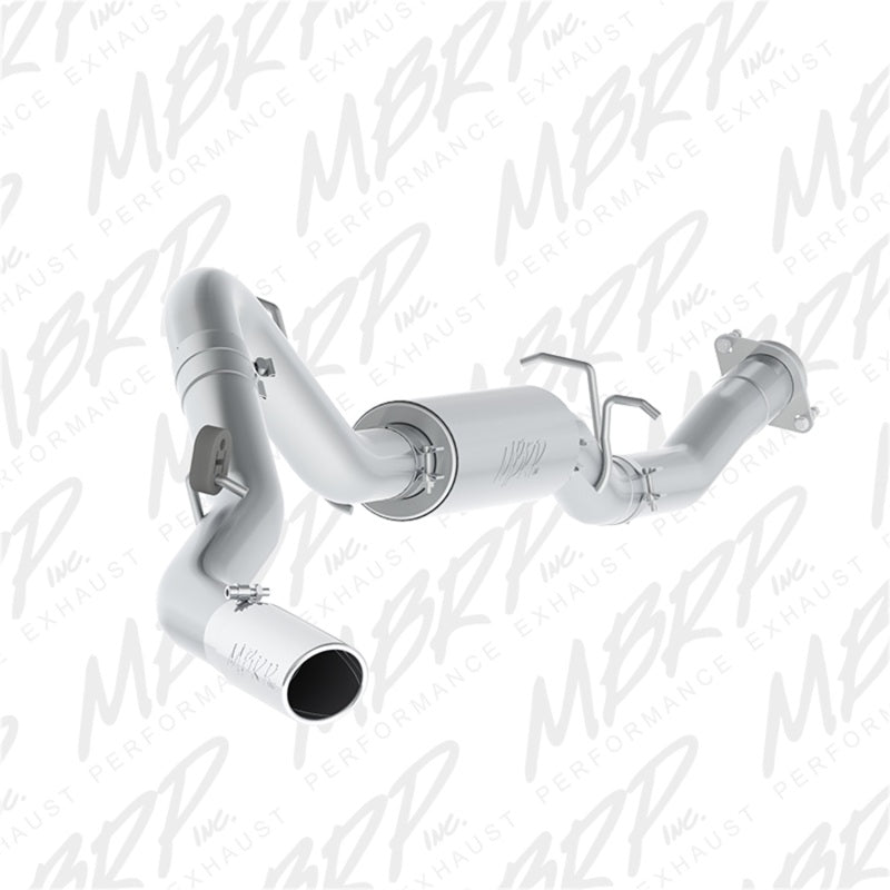 MBRP S5078AL 07-10 Chevy/GMC 2500HD PU 6.0L V8 3.5in Single Side Exit Alum Cat Back Perf Exhaust