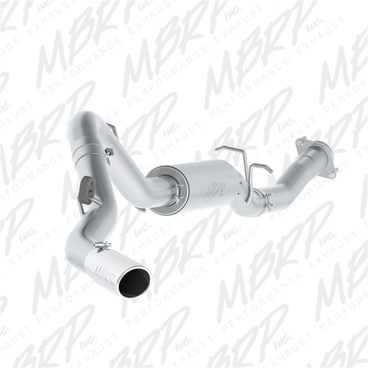 MBRP S5078AL 07-10 Chevy/GMC 2500HD PU 6.0L V8 3.5in Single Side Exit Alum Cat Back Perf Exhaust