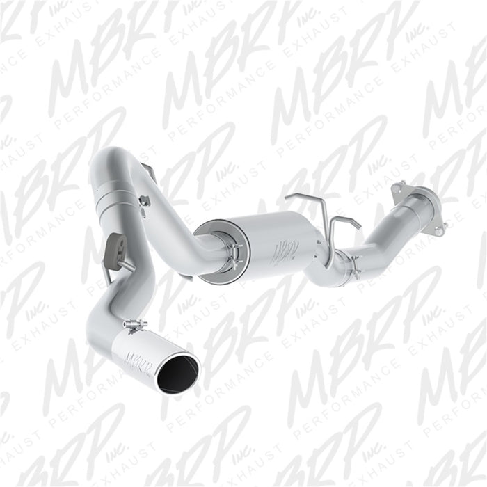 MBRP S5078AL 07-10 Chevy/GMC 2500HD PU 6.0L V8 3.5in Single Side Exit Alum Cat Back Perf Exhaust