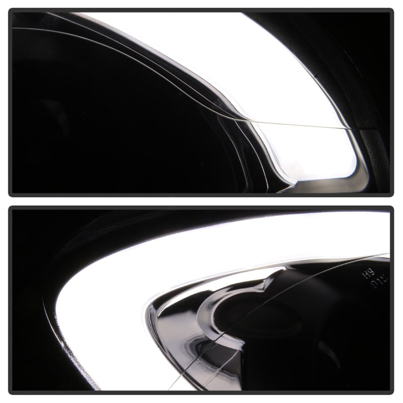 SPYDER 5083449 Spyder Mini Cooper Countryman 11-15 Headlights - Halogen Model Only - Black PRO-YD-MCO11-DRL-BK