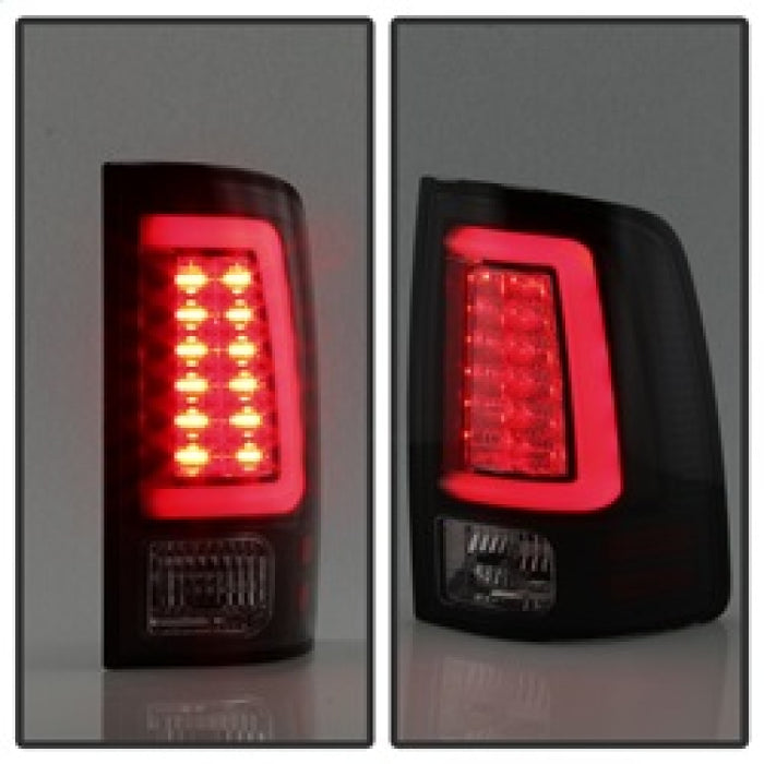 SPYDER 5084033 Spyder 09-16 Dodge RAM 1500 Light Bar LED Tail Lights - Black Smoke ALT-YD-DRAM09V2-LED-BSM