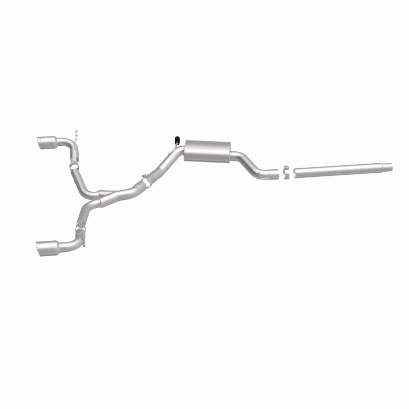 Magnaflow 15357 MagnaFlow SYS C/B Dual Split Rear Exit 4in Polished Tips 2015 VW GTI 2.0L Turbo