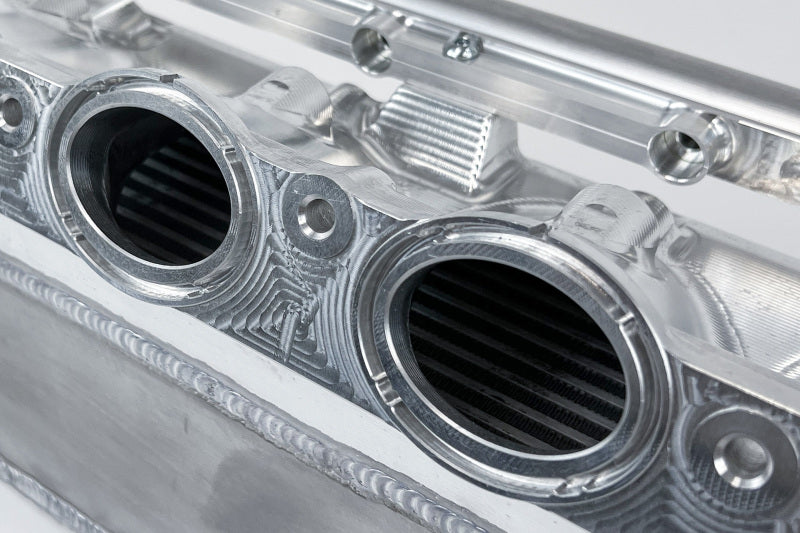 CSF 8400 Gen 2 B58 Race X Charge-Air-Cooler Manifold - Raw Billet Aluminum Finish