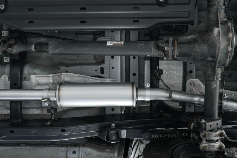 MBRP S5227304 2019 Ford Ranger Ecoboost 2.3L 4in OD Tip Single Side Exit 3in T304 Cat Back