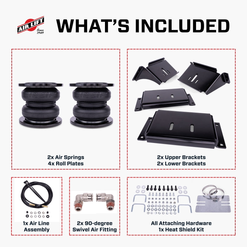 Air Lift 57543 LoadLifter 7500 XL Ultimate Air Spring Kit 16-25 Chevy/GMC Silverado/Sierra 3500HD
