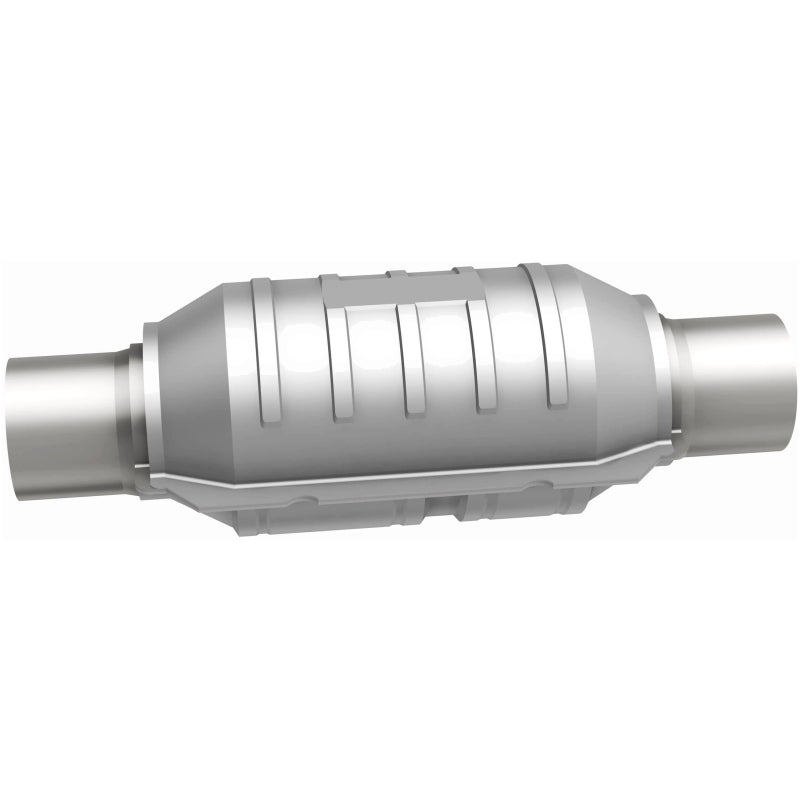Magnaflow 99209HM MagnaFlow Conv Univ 3in Inlet/Outlet Center/Center Round 9in Body L x 5.125in W x 13in Overall L