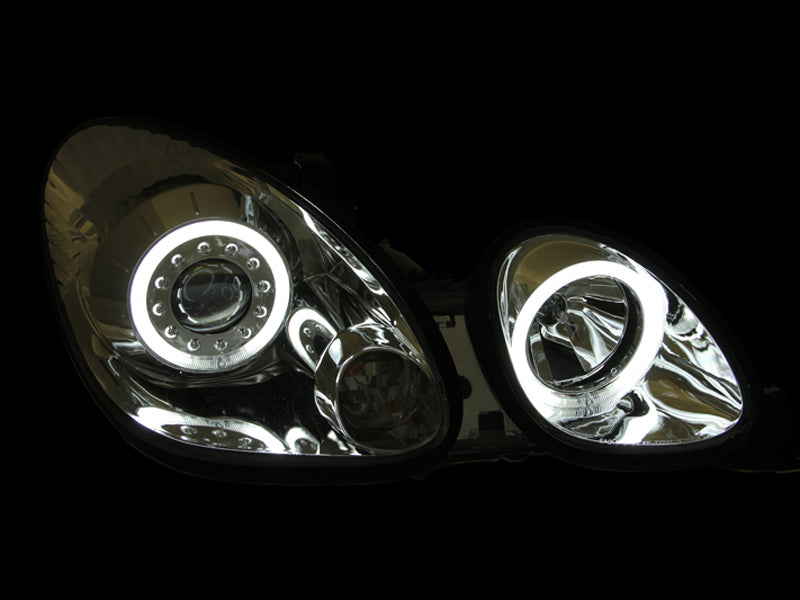 ANZO 121143 1998-2005 Lexus Gs300 Projector Headlights w/ Halo Chrome