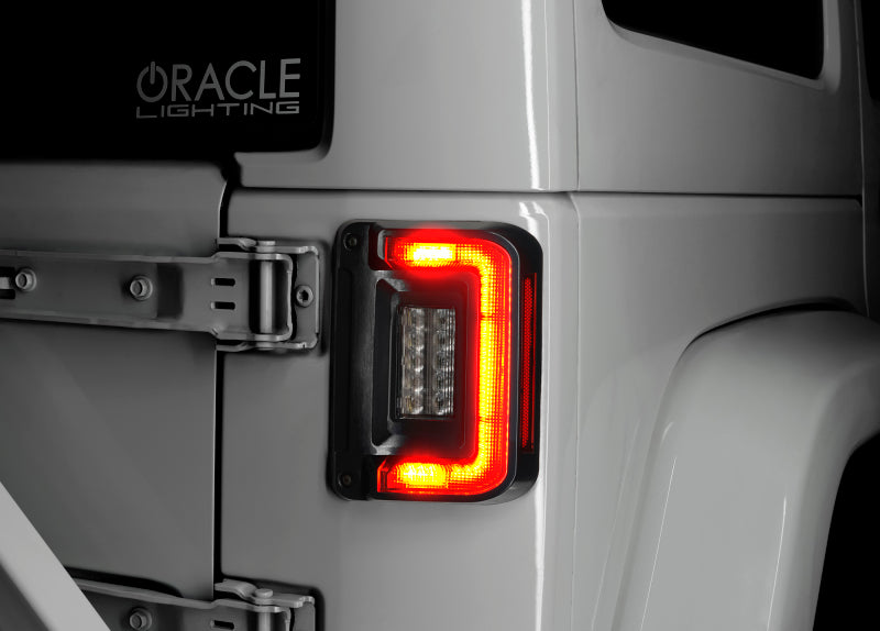 ORACLE Lighting 5891-504-T Oracle 07-17 Jeep Wrangler JK Flush Mount LED Tail Lights - Tinted SEE WARRANTY