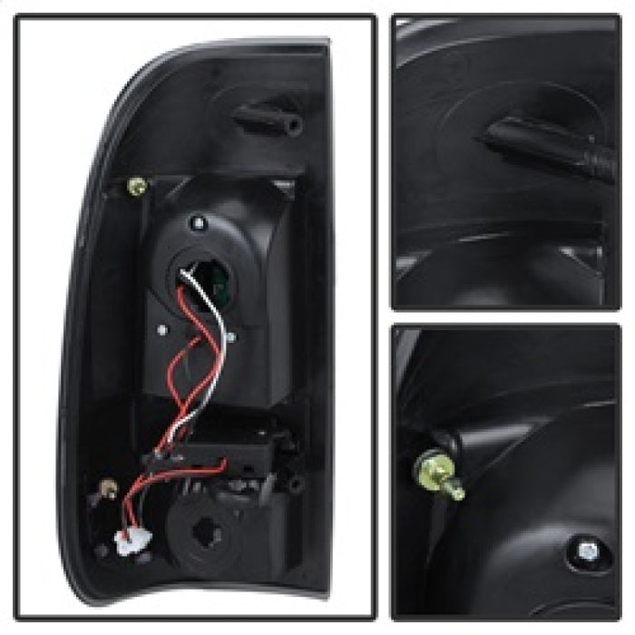 SPYDER 9027680 xTune Ford Super Duty 08-15 LED Tail Lights Black ALT-JH-FS08-LED-BK