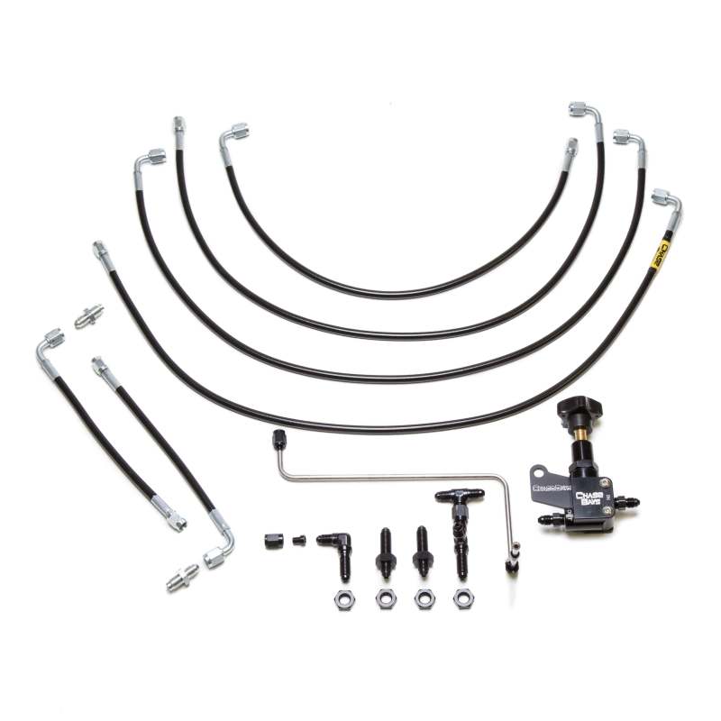 Chase Bays CB-N-S134BBE 88-02 Nissan S13/S14/S15 Single Piston Brake Booster Delete In Bay Brake Line Relocation