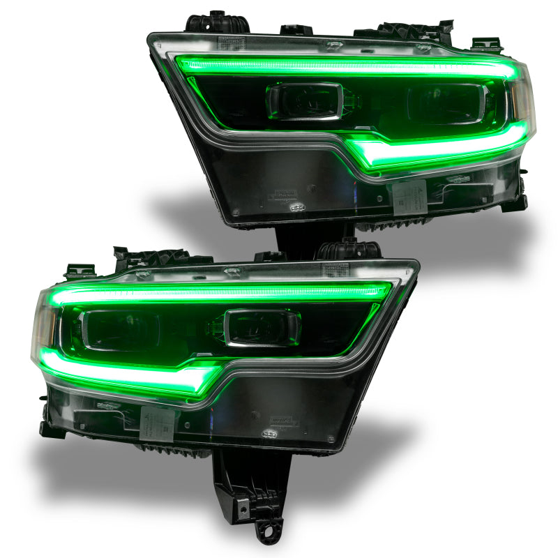 ORACLE Lighting 1448-335 Oracle 19-21 RAM 1500 Projector LED Headlight DRL Kit - RGBW+A w/ BC1 Controller SEE WARRANTY