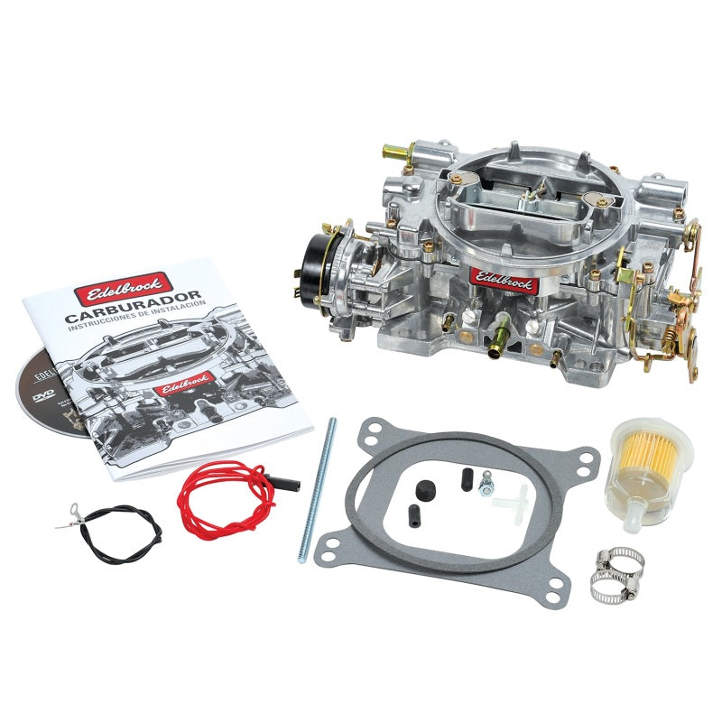 Edelbrock 1406 Carburetor Performer Series 4-Barrel 600 CFM Electric Choke Satin Finish