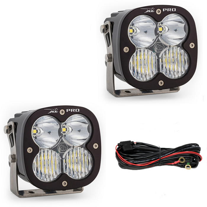 Baja Designs 447668 Jeep JL/JT Rubicon Steel Bumper LED Light Kit XL Pro
