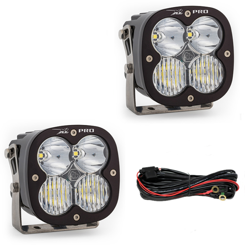 Baja Designs 447668 Jeep JL/JT Rubicon Steel Bumper LED Light Kit XL Pro
