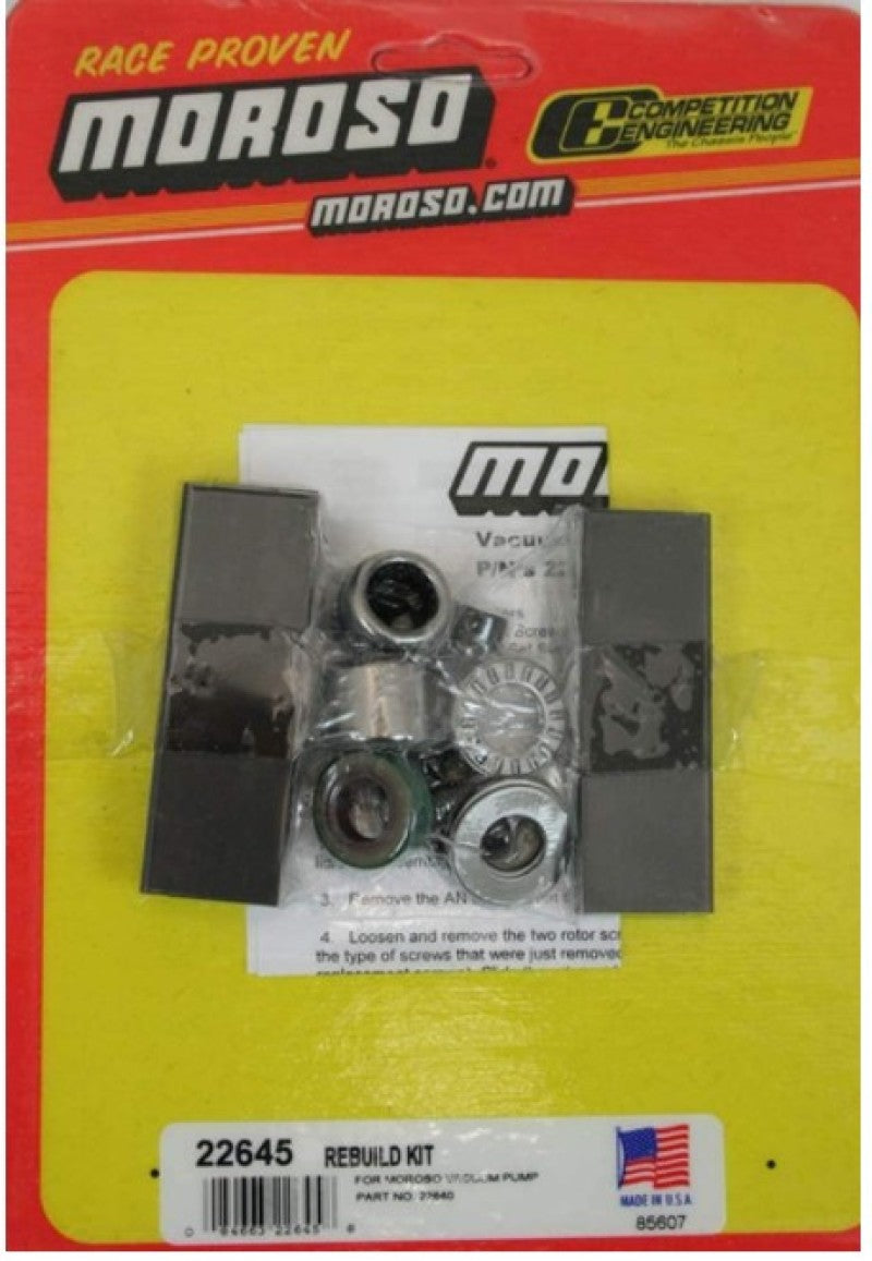 Moroso MOR22645 Vacuum Pump Rebuild Kit