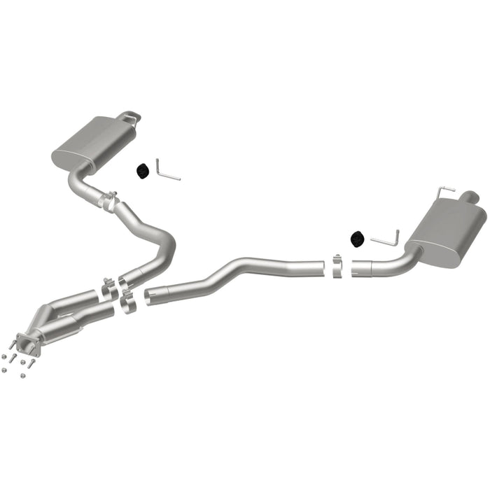 Magnaflow 16710 MagnaFlow 75-79 Chevy Corvette V8 5.7L Dual Split Rear Exit Stainless Cat-Back Perf Exhaust