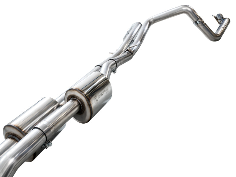 AWE Tuning 3015-31202 AWE 4th Gen GM 1500 6.2L Catback Split Rear Exit (w/ Bumper Cutouts) - OE Tips