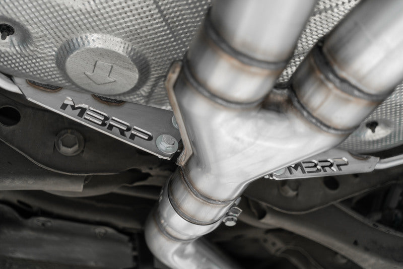MBRP S47053CF 2019+ Hyundai Veloster Turbo Cat Back - T304 Stainless - Carbon Fiber Tip
