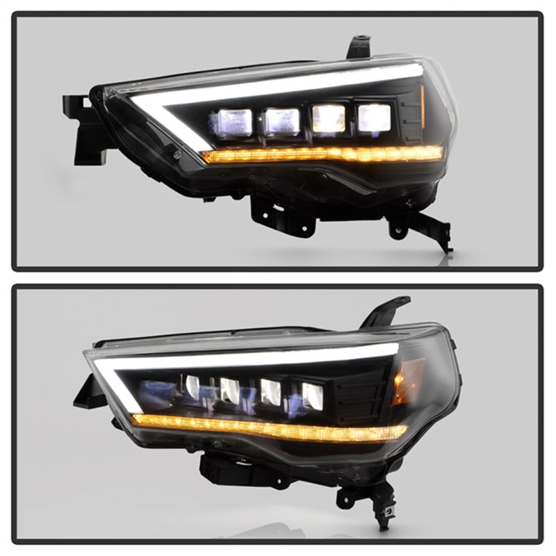 SPYDER 5088697 Spyder Apex 14-20 Toyota 4Runner High-Power LED Module Headlights - Black (PRO-YD-T4R14AP-SEQ-BK)