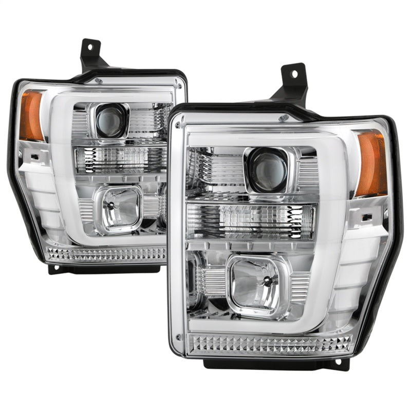 SPYDER 5087744 Spyder Ford F-250/350/450 08-10 V2 High-Power LED Headlights-Switch Back-Chrome PRO-YD-FS08PL-SBLB-C