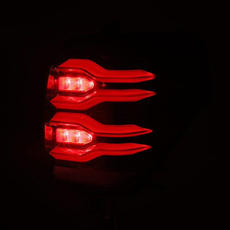 AlphaRex 690030 10-21 Toyota 4Runner LUXX LED Taillights Alpha Blk w/Activ Light/Seq Signal