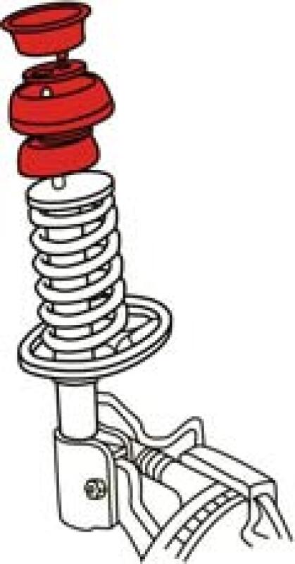 SPC Performance 81340 99-05 VW Golf/Jetta/00-06 Audi TT Front Adjustable Strut Mount