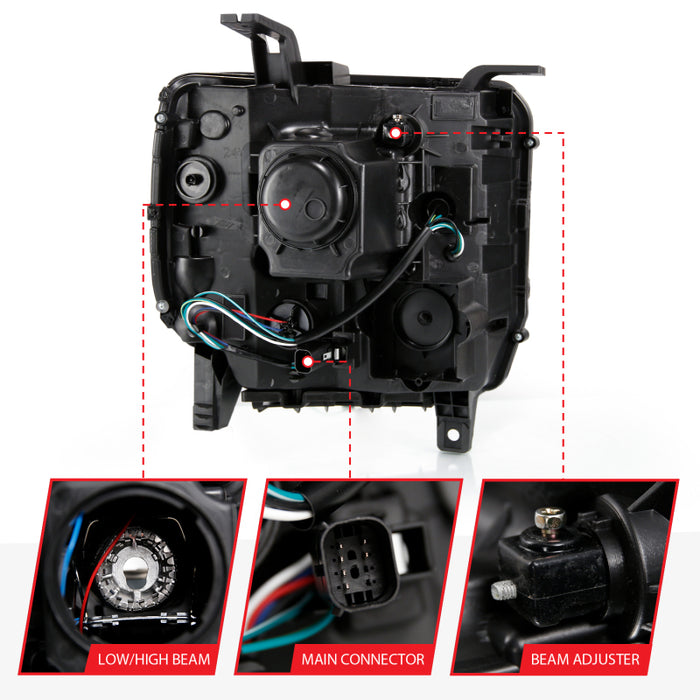 ANZO 111485 ANZ LED/Projector Headlights