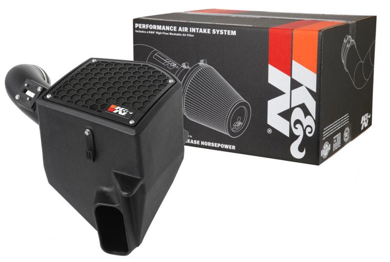 K&N Engineering 63-3118 K&N 63 Series AirCharger Performance Intake 20-21 Chevrolet 1500 L6-3.0 DSL