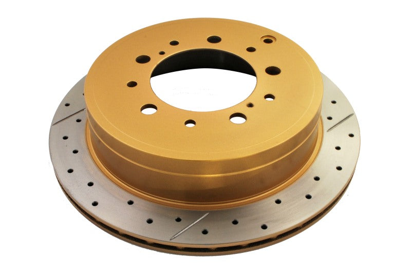 DBA DBA2723X 07+ Toyota Landcruiser 200 Series Rear Cross Drilled & Slotted Street Series Rotor