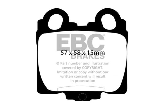 EBC DP31224C 98-05 Lexus GS300 3.0 Redstuff Rear Brake Pads